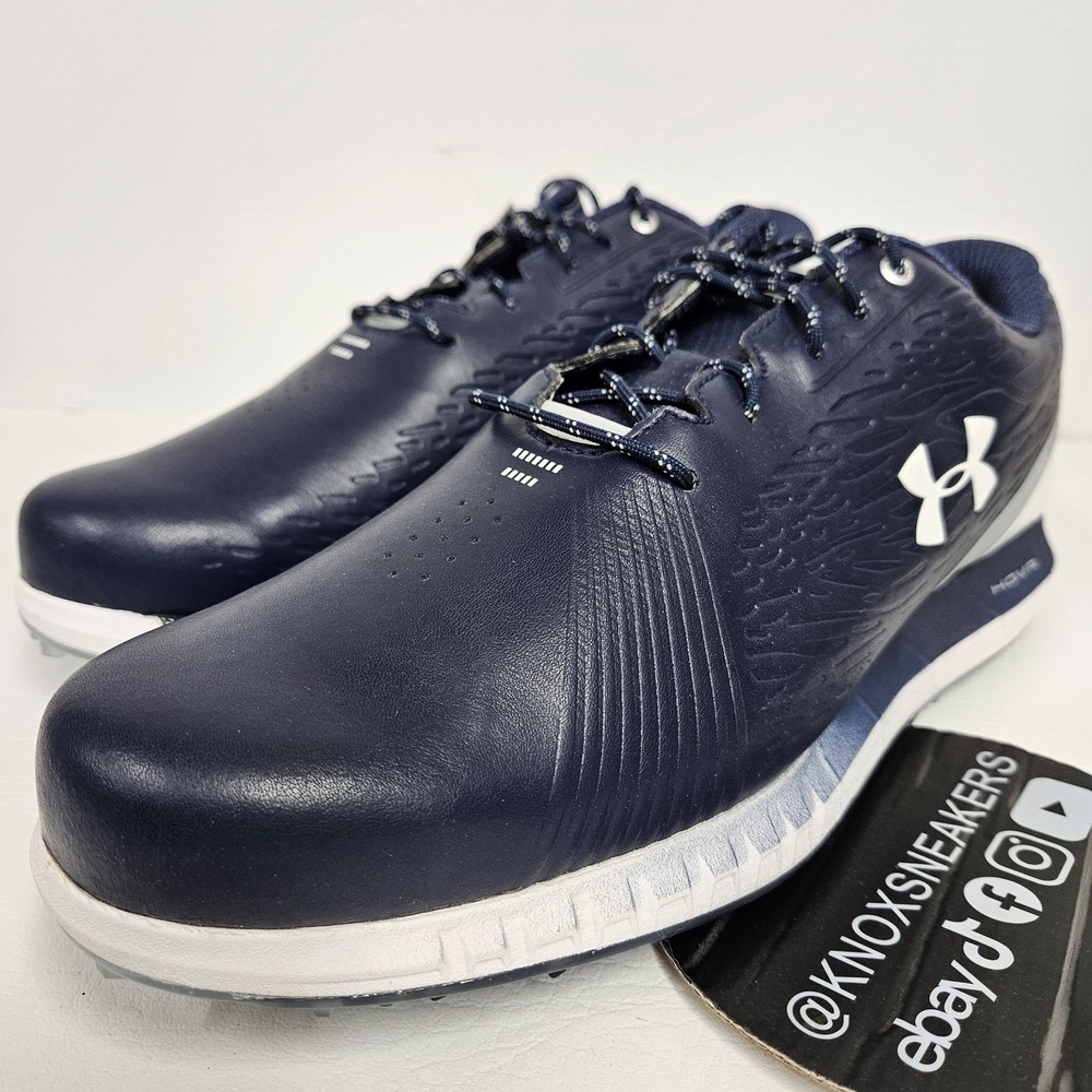 Under Armour HOVR Show GORE-TEX Navy Blue Golf Shoes 3022762-400 Men's Size 11 - Picture 1 of 8